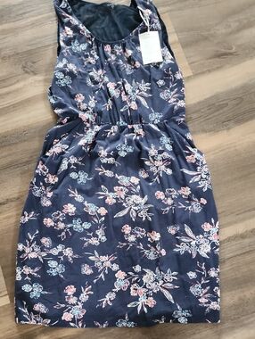 Sleeveless Floral Dress Jersey Knit
